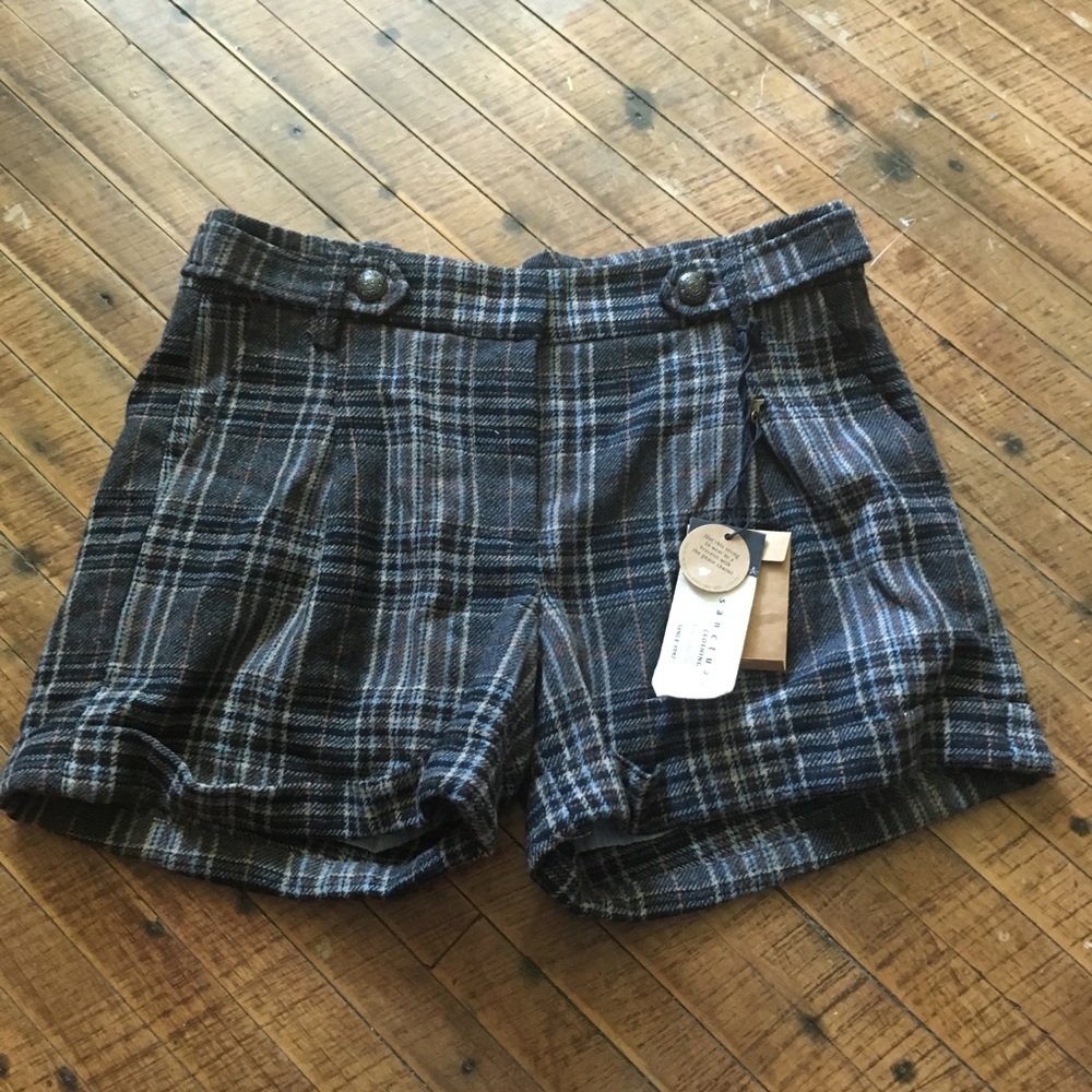 NWT Sanctuary plaid shorts